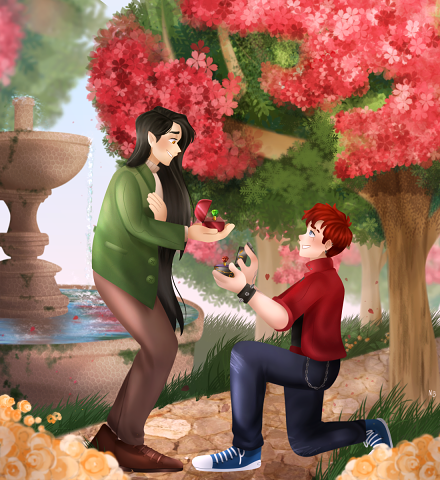 Jiang And Robin Engagement